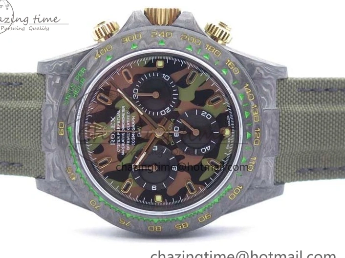 Edition Carbon Nylon Green OMF Daytona on Green A4130 Dial Best Strap DIW Deep 1127